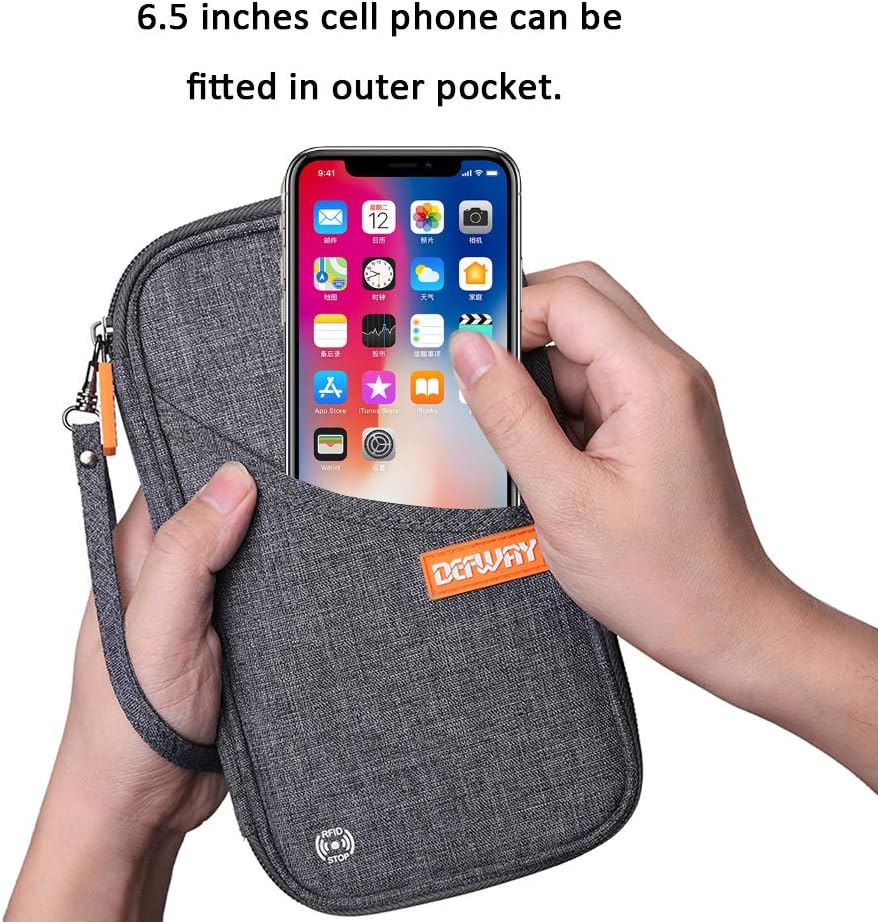  | Travel Wallet RFID Blocking Document Organizer Bag, Family Passport Holder | Passport Wallets