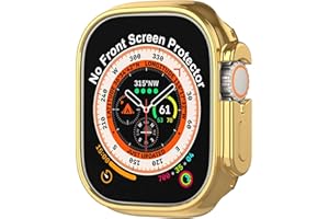 BOTOMALL Compatible with Apple Watch Bumper Case Ultra 2 / Ultra 49mm Soft Flexible TPU Thin Lightweight Protective Cover for iWatch [NO Front Screen Protector]