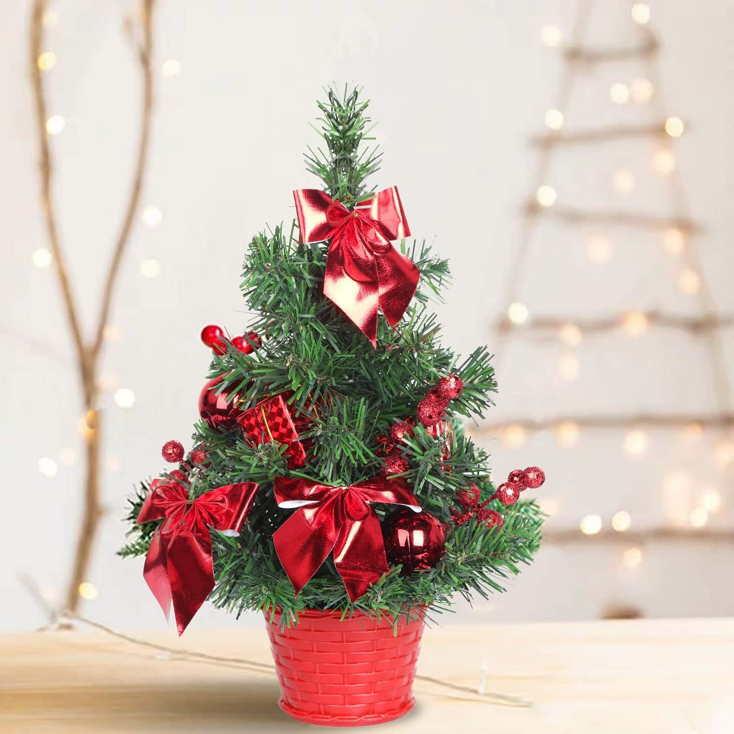 Albero Di Natale Amazon.Shareconn Mini Albero Di Natale Deco Abete Per Natale Amazon It Casa E Cucina