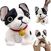 Hand Painted Dog Squishy Toys,Big Cute Ultra Soft Squeeze Fidget Toys for Stress Relief ,Kawaii Squishies Sticky Animal Toys for Adults Kids,Decompression Sensory Balls Toys for Autism