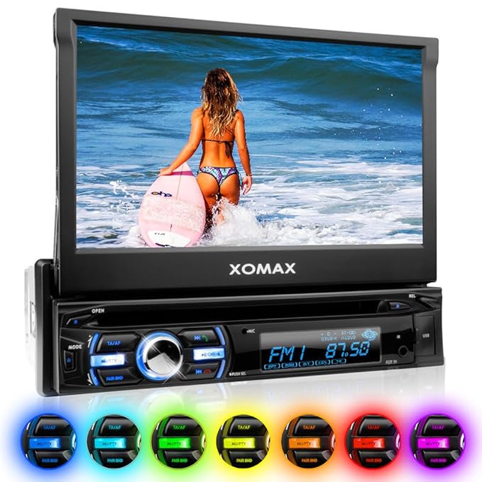Xomax Xm Dtsb930 Car Stereo Car Radio Moniceiver 18 Cm 7