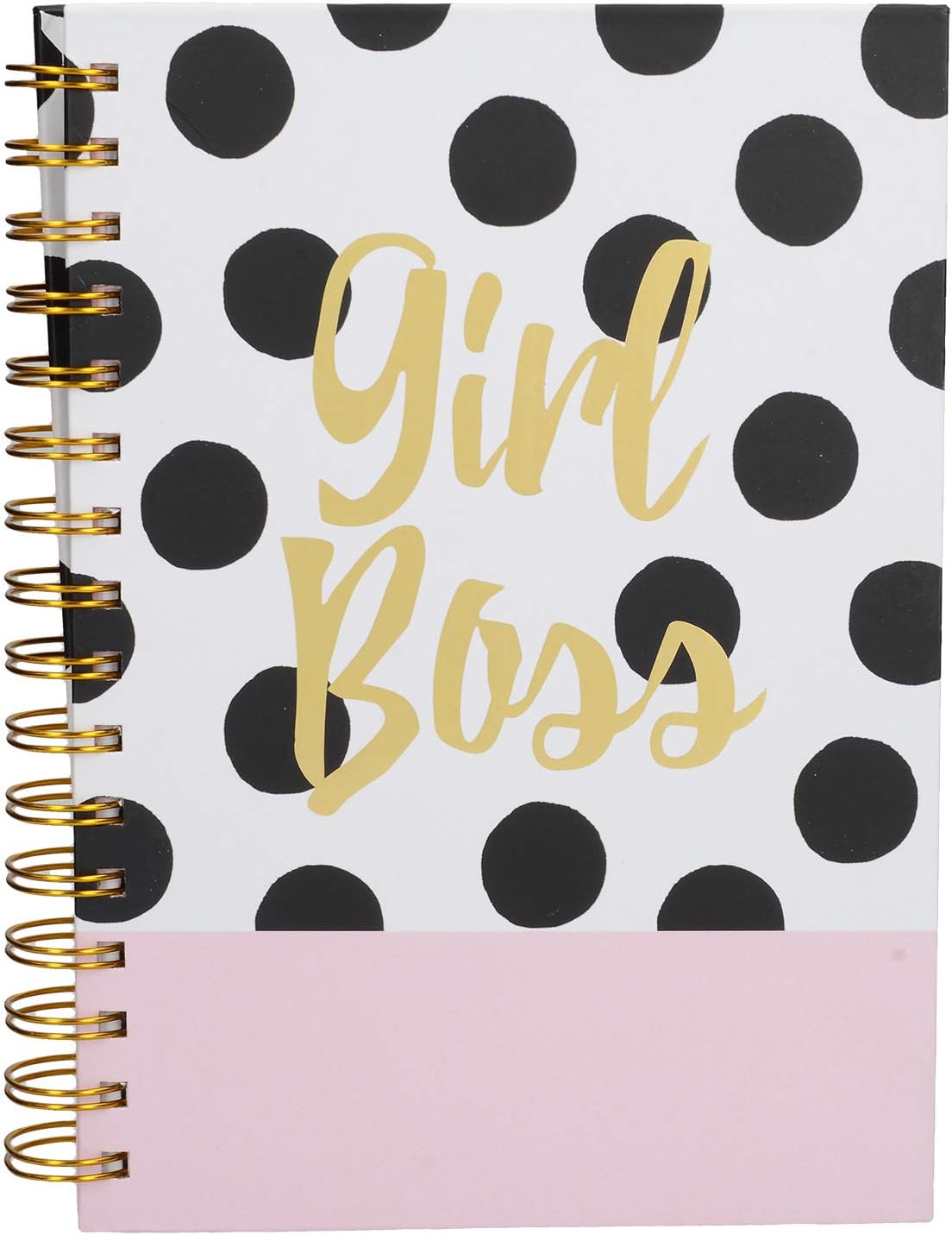 Creative Tops Ava & I Small Notepad/Lined Notebook with 'Girl Boss' Design, Paper, Multi-Colour, 16.5 x 21.5 cm