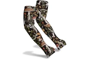 FISHEAL Sun Protection Gardening Sleeves - Women Men UV UPF 50+ Cooling Arm Sleeves with Thumbholes Farming Fishing Outdoors