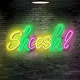 Sheesh Neon Sign - Multi Color LED Neon Light
