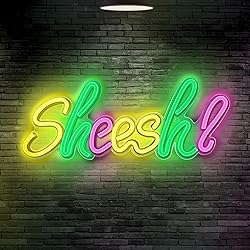 Sheesh Neon Sign - Multi Color LED Neon Light