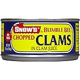 Bumble Bee Snow's Chopped Clams in Clam Juice, 6.5 oz