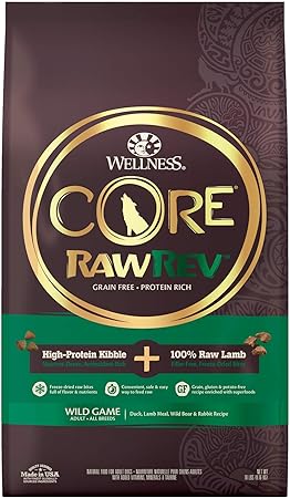 wellness core raw dog food