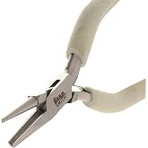 The Beadsmith Concave (Hollow)/Round Nose Pliers &ndash; Wire Elements Series &ndash; 6.25&rdquo; (159mm) &ndash; Steel Jaws &amp; Double-Leaf Springs &ndash; European Design &amp; Quality &ndash; Tool for Looping, Bending &amp; Jewelry Making