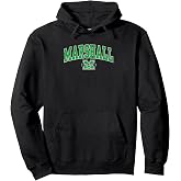 Marshall Thundering Herd Arch Over Black Pullover Hoodie
