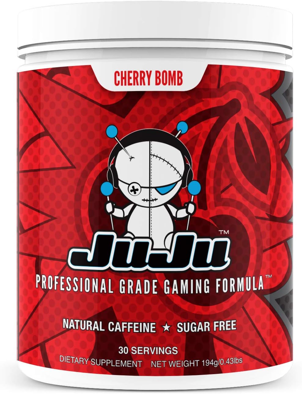 Grapesicle - Juju Professional Grade Gaming Energy Drink Mix with Natural Caffeine, Increase Focus, Energy, Reaction Time, Eye Health, Sugar-Free, Keto: Health & Personal Care