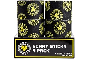 Goat Tape Scary Sticky Premium Athletic Tape | Weightlifting Tape | Thumb Tape for Hook Grip – Sticks with You Through The Toughest Fitness Workouts and Lifts