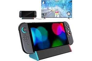 SIWIQU for Nintendo Switch 2 Dock Station, Portable TV Docking Station Replacement with 4K@120Hz HDMI Adapter/2 USB Port/Type
