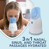 Vicks Personal Steam Inhaler V1300 with 2 Scent Pads for Easy Breathing view 2