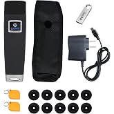 JWM RFID Security Guard Tour Patrol System with LCD Screen | IP67, Free Standalone Software, for Hotel, Hospital, Warehouse and Logistics Security