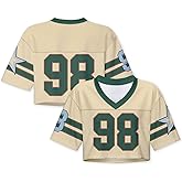 Jiveels Cropped Top Jersey for Women Y2k Hip Hop Plain Football Jersey Crop Top V Neck Short Sleeve Shirts Mesh Streetwear