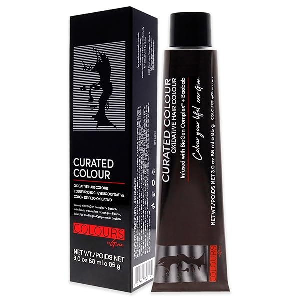 COLOURS BY GINA CURATED COLOUR – 9.1-9B VERY LIGHT COOL BLONDE BY COLOURS BY GINA FOR UNISEX – 3 OZ HAIR COLOR