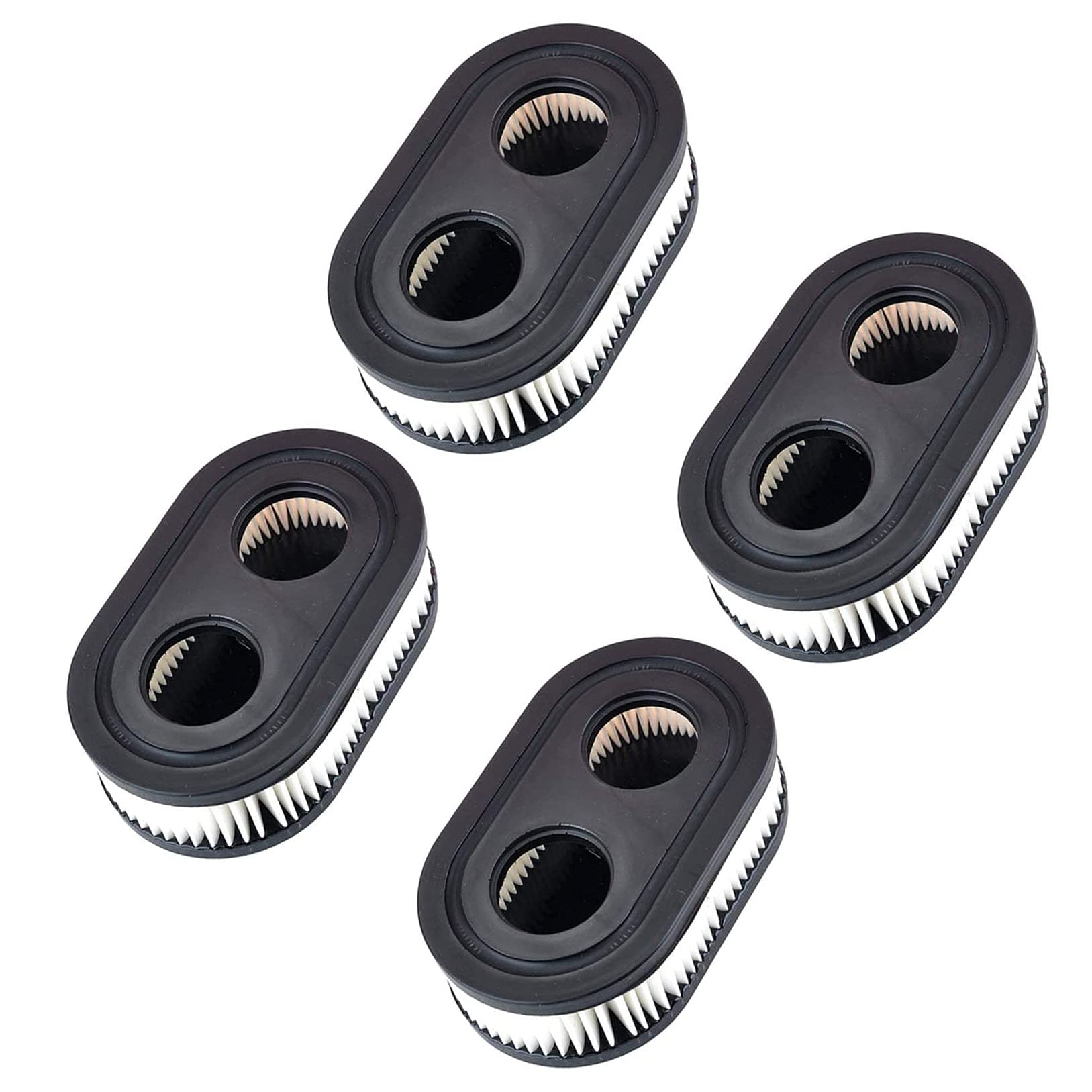 Hippotech Pack of 4 593260 798452 Air Filter Cartridge for Briggs 550E-550EX Series 4247 5432 5432K Engine Lawnboy Lawnmower