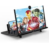 20" Screen Magnifier for Smartphone,3D HD Mobile Phone Magnifying Projector Screen Enlarger Expanders for Videos and Gaming&ndash;Foldable Phone Holder with Screen Amplifier,Gifts for Mom Dad &amp;Family