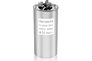 CAOOOORT Upgrade 3314471.017 RV Air Conditioner Motor Capacitor 55/15 MFD Compatible with Dometic 55/15 MFD 55+15 uF ±6% 370/440V AC Capacitor Service Kit, Compatible with Heat Pump Air Conditioner or AC Motor