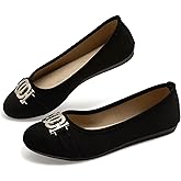 YEOGOR Women's Ballet Shoes Comfortable Slip on Round Toe Flat Casual Shoes for Walking, Driving, Dressy
