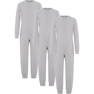 Winnrchan Kids Special Needs Adaptive Clothing 3pcs Anti-strip Jumpsuit Sensory Friendly Clothes for Vacation