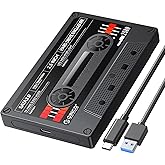 ORICO 2.5 Hard Drive Enclosure USB C to SATA III for 2.5inch SSD HDD 9.5mm 7mm External Hard Drive Case Max 6TB Compatible wi