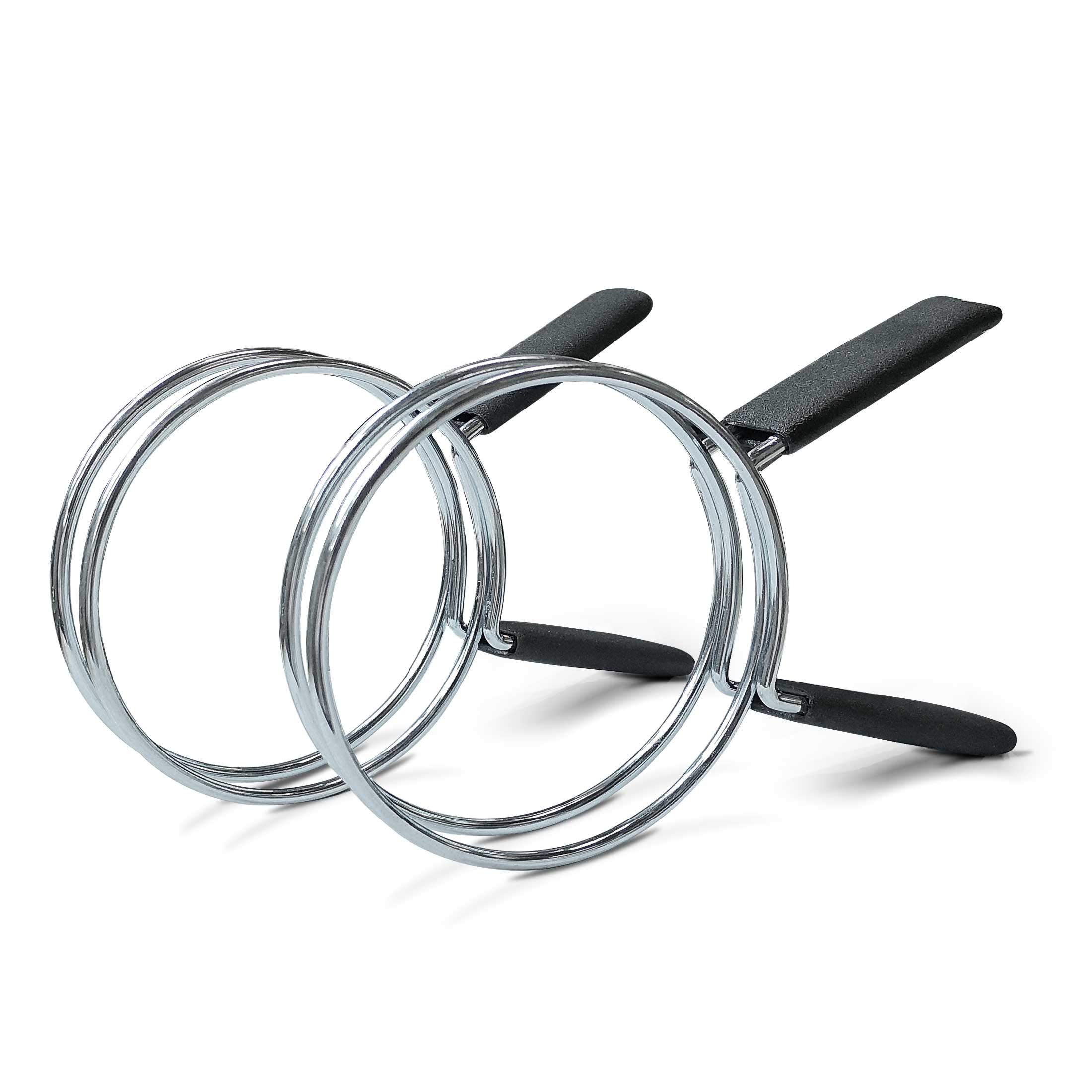 HAUTMEC 2-Piece Double-Loop 4-Inch Hose Clamps 100mm Quick Release Hose Clips Fixing for Hose Pipe Tube HT0085-HC