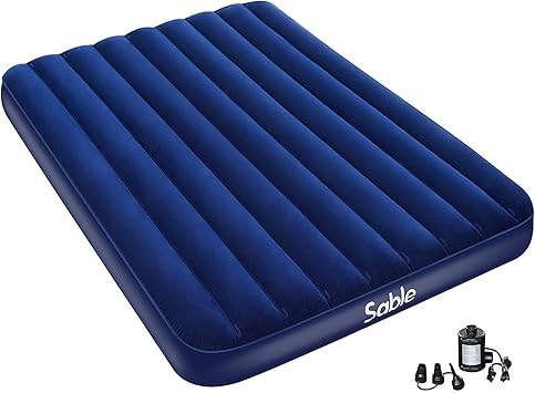 Amazon Sable エアーマット エアーベッド クイーンサイズ 薄型 3x152x厚さcm Sa Hf035 電動ポンプ付き クイーンサイズ 電動ポンプあり Sable エアーマット エアーベッド