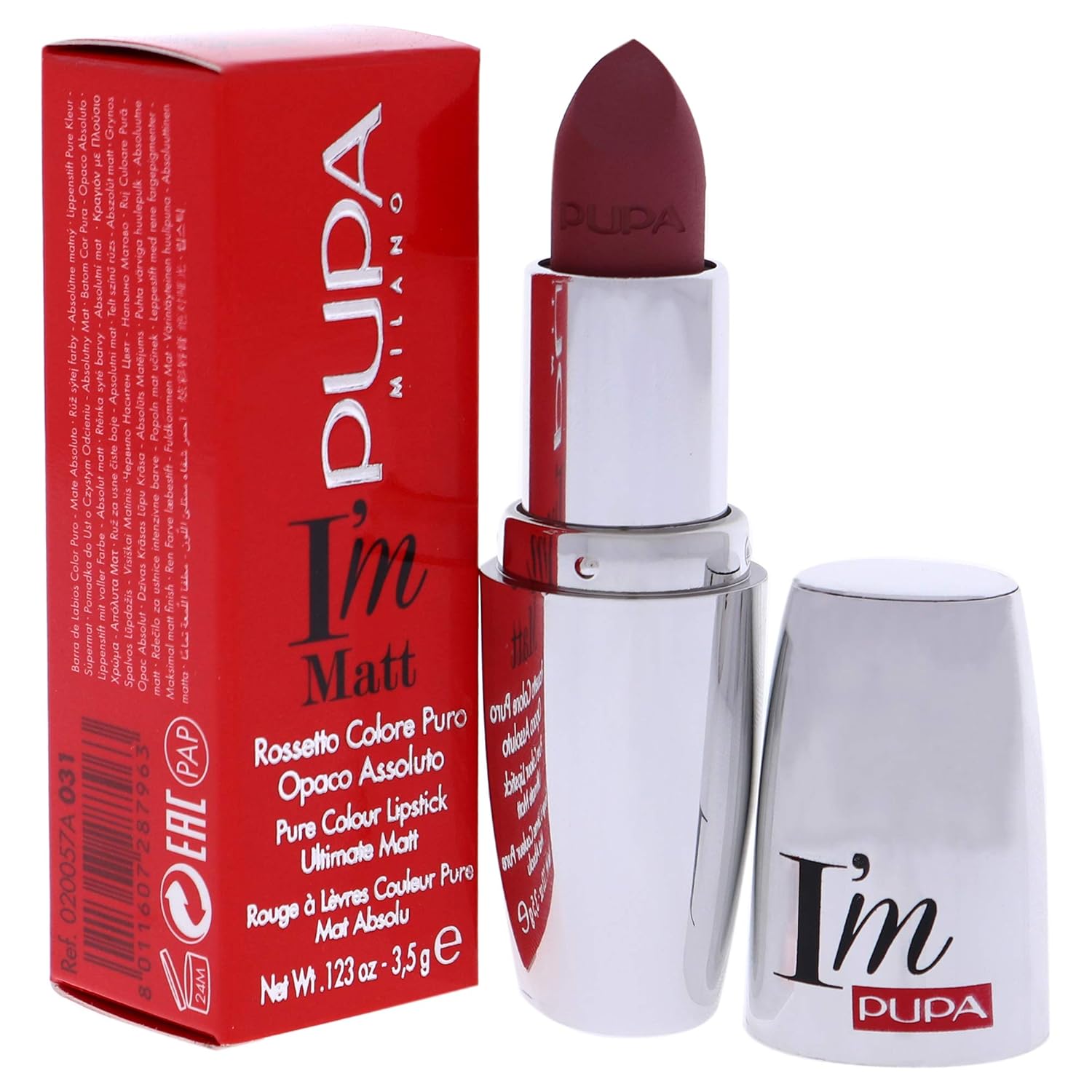 magenta lipstick