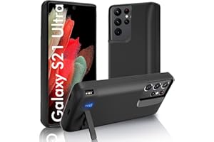 SlaBao S21 Ultra Battery Case, Kickstand & Dual Device Charging & Priority Charging Case, 5000mAh Rechargeable Extended Batte