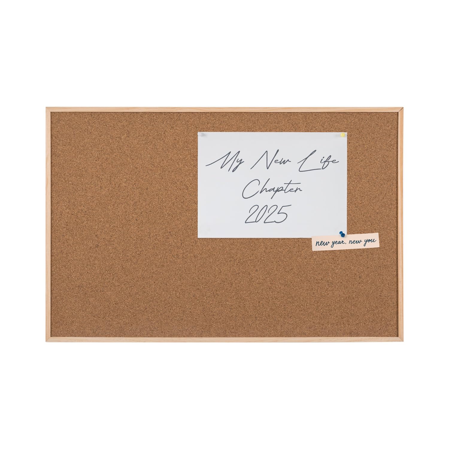Bi-Office Basic Cork Notice Board with Pine wood Frame 385x285 mm — image 1