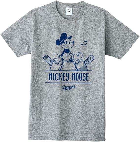 Amazon Co Jp ミッキーマウス ひとやすみ 中日ドラゴンズ Tシャツ 杢グレー ファッション Amazon Co Jp ミッキーマウス ひとやすみ 中日ドラゴンズ Tシャツ 杢グレー ファッション