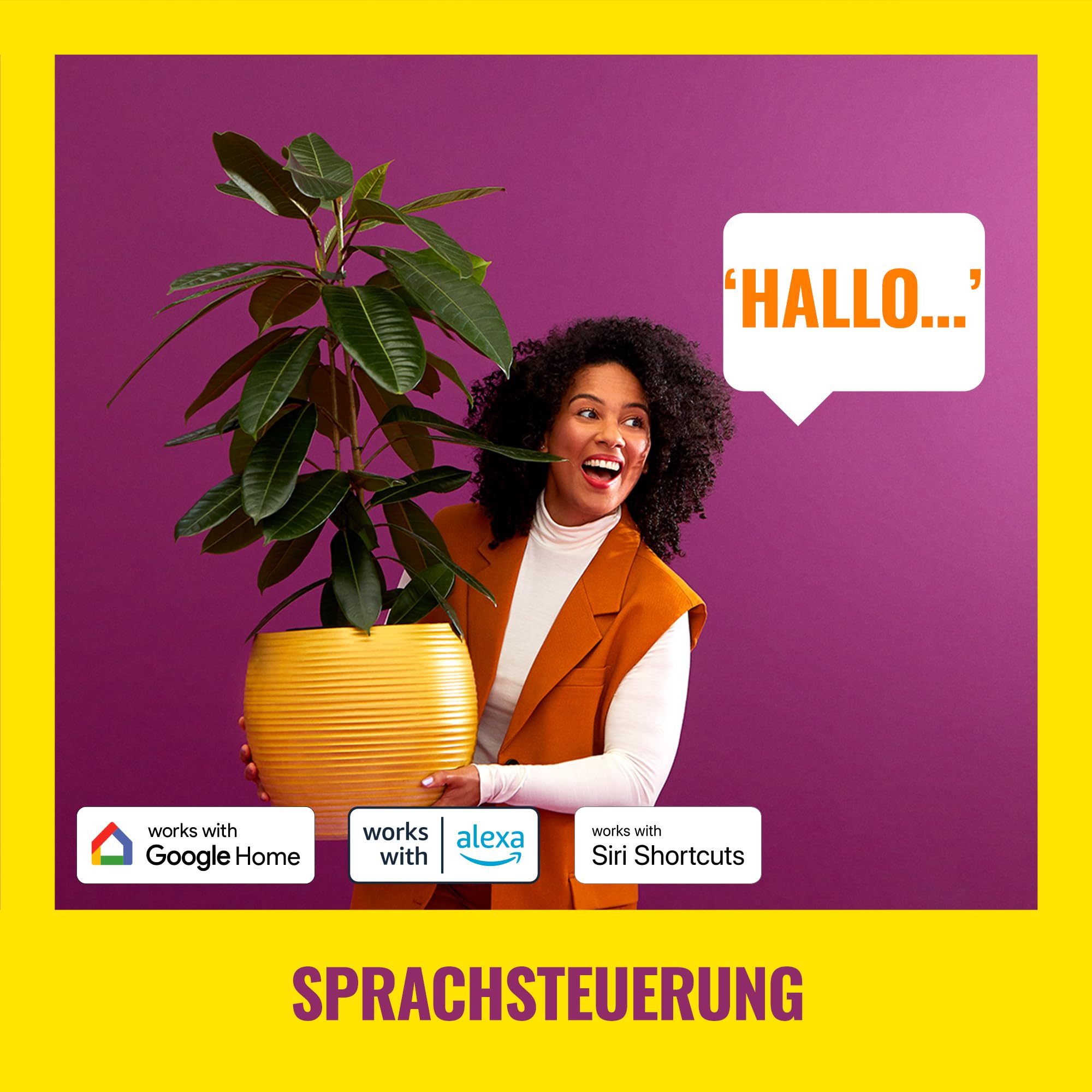 WiZ SMART FLEX STRIP - 3 m, 16 Millionen Farben + Weißschattierungen, dynamische Lichtszenen, verbindet sich mit Ihrem WLAN, Sprach- / App-Steuerung, funktioniert mit Google Home, Alexa und HomeKit. 5