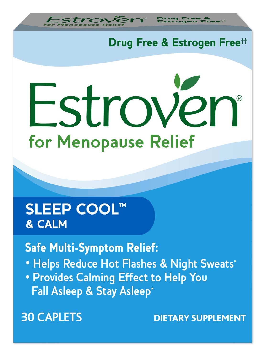 Estroven Sleep COOLTM + Calm Menopause Relief Dietary Supplement