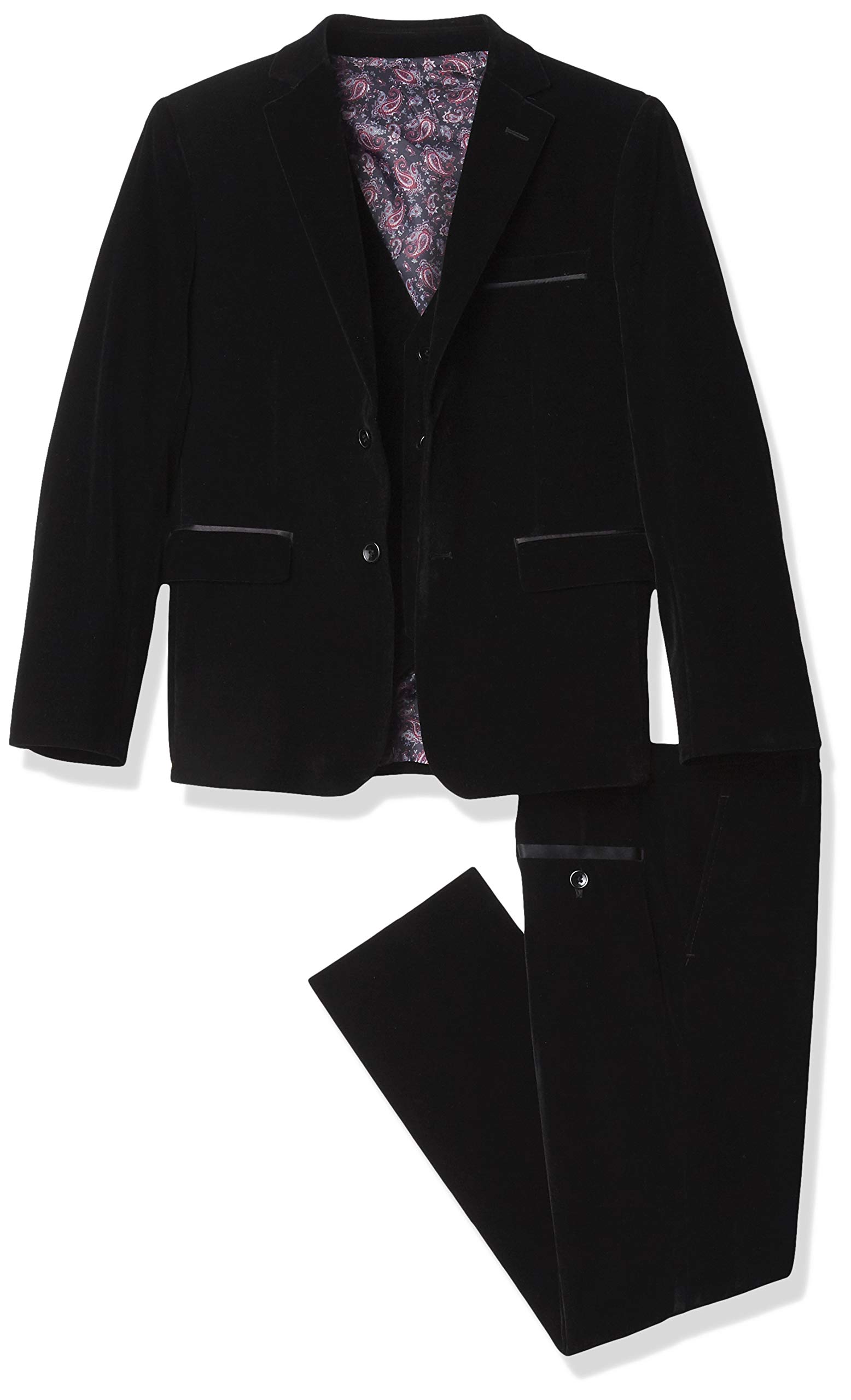Photo 1 of Slim Fit 3 Piece Velvet Suit