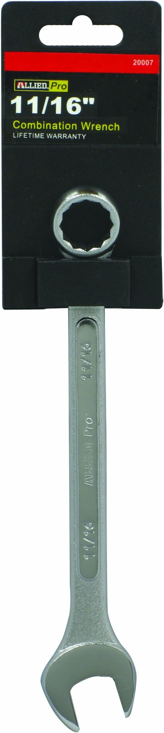 Allied Tools 20007 11/16" Raised Panel Combination Wrench