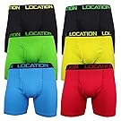6 Pack Mens Location Boxer Shorts Trunks Gift Underwear Novelty Cotton Boxers XL