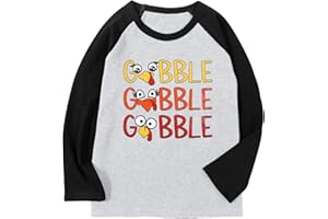 FRYAID Toddler Thanksgiving Shirt Baby Girls Boys Coolest Cutest Turkey in Town Tshirt Fall Raglan Long Sleeve Baseball Tee Tops