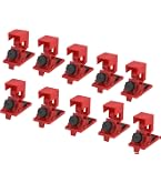 Amazon.com: Brady 65965 Breaker Lockout (Pack of 6) , red