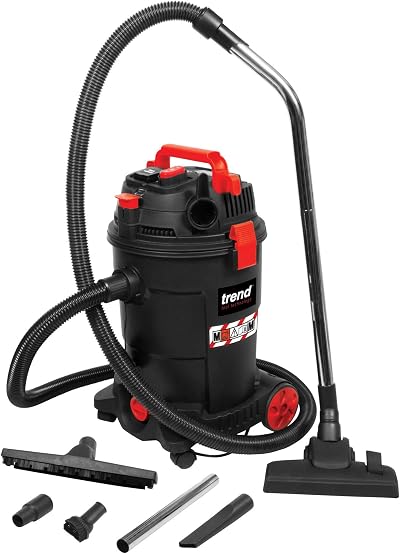 Trend T33 M-Class Wet Dry Dust Extractor 1200W Power Take Off 240V T33A