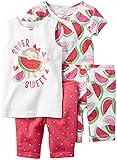 Carter's Girls' 4 Pc Cotton 351g236, Print, 4