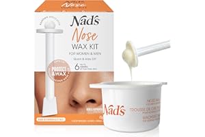 Nad's Nose Wax Kit for Men & Women - Waxing Kit for Quick & Easy Nose Hair Removal, 1 Count
