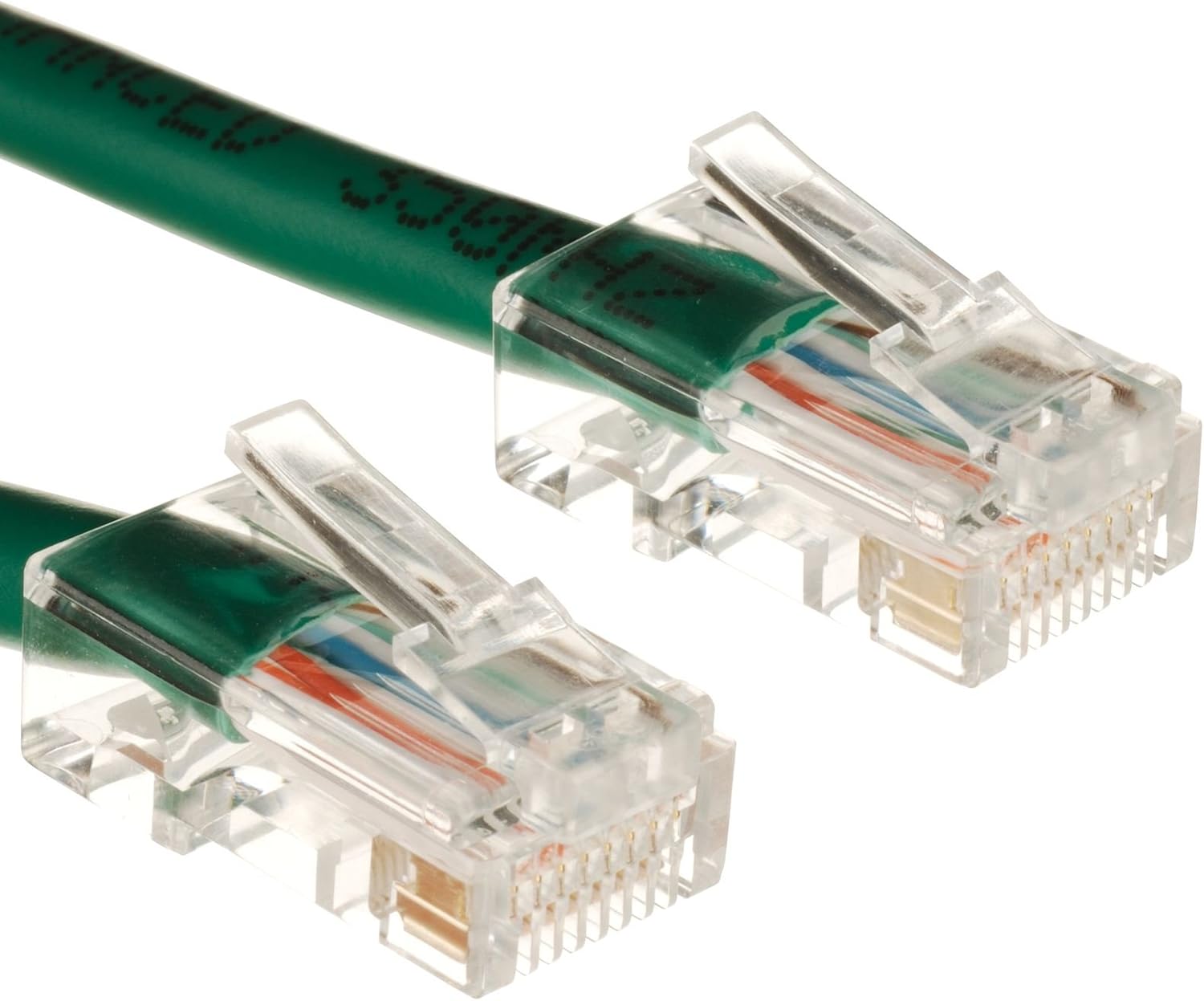 300Ft Cat5e Plenum Cable 350 MHz Green