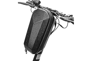 HUAXIAO 4L Bag Scooter Storage Bag, e-bike Bike Handlebar Bag, Front Hanging Bag for Xiaomi Mijia M365/M365 Pro/Segway ES1/ES2/ES3/Ninebot, for Carrying Charger Tools Repair Large Capacity EVA Hard Shell