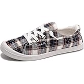 Women's Slip On Canvas Sneaker Low Top Casual Walking Shoes Classic Comfort Flat Fashion Sneakers