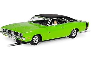 Scalextric Dodge Charger RT Sublime Green Black Top 1:32 Slot Race Car C4326