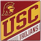 University of Southern California Trojans Wood Block Decoration - Vintage USC Sign for Office, Man Cave or Bedroom