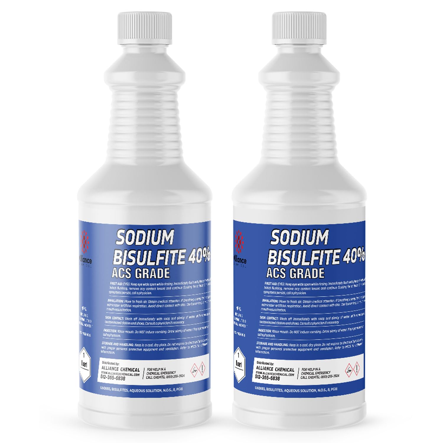 Sodium Bisulfite 40% ACS Grade - 2 Quart - Suitable