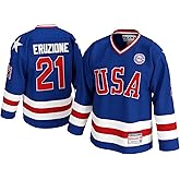 UNLC Mike Eruzione #21 Miracle 1980 USA Olympic Hockey Jersey – Stitched Letters, Adult Sizes S–5XL