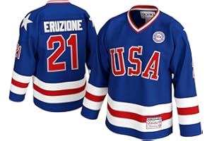 UNLC Mike Eruzione #21 Miracle 1980 USA Olympic Hockey Jersey – Stitched Letters, Adult Sizes S–5XL